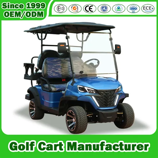 3.5/4/5/6/7kw Motor 48/60/72V Lead Acid/Lithium Battery Wind Shield Bumper 2/4/6/8 Seat/Seater/Passenger Electric Golf Cart, Golf Buggy, Club Car, Hunting Car